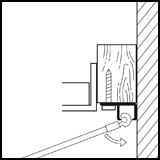 Deckenschiene