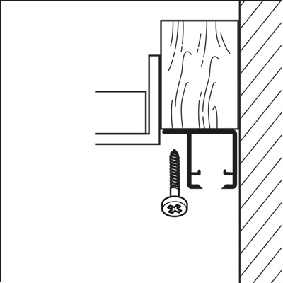 Bilderschiene u-Deckenschiene PRO