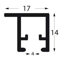 profil u-deckenschiene pro